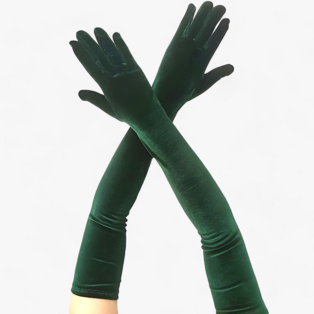 Lily | Velvet Gloves for Women - Elegant Retro Style and Warmth