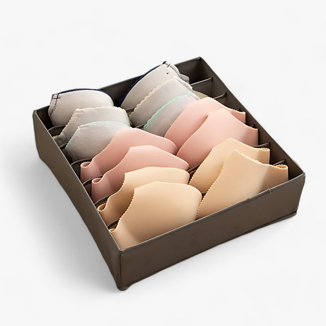 Stylish underwear organizer | Foldable drawer divider for perfectly sorted socks and bras