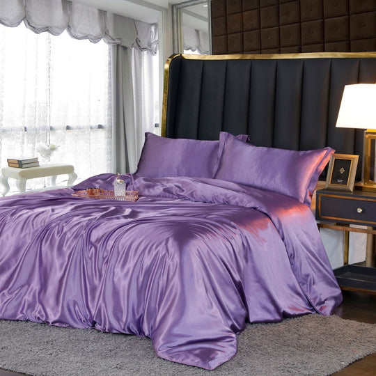 Luxury Set (4 Pieces) | Silk/Satin Bedding - Comfort and Elegance