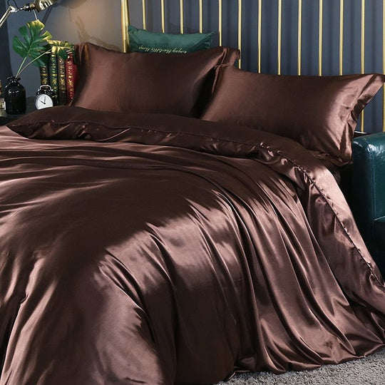 Luxury Set (4 Pieces) | Silk/Satin Bedding - Comfort and Elegance