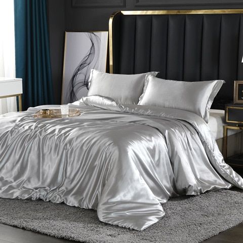 Luxury Set (4 Pieces) | Silk/Satin Bedding - Comfort and Elegance