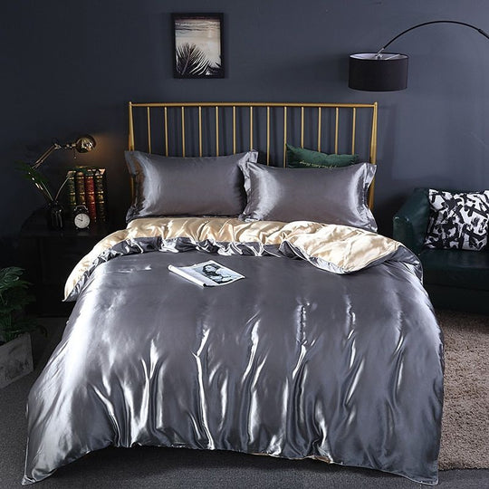 Luxury Set (4 Pieces) | Silk/Satin Bedding - Comfort and Elegance