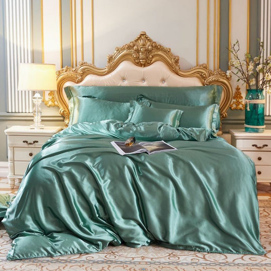 Luxury Set (4 Pieces) | Silk/Satin Bedding - Comfort and Elegance