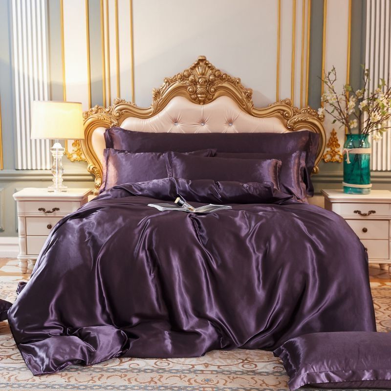 Luxury Set (4 Pieces) | Silk/Satin Bedding - Comfort and Elegance