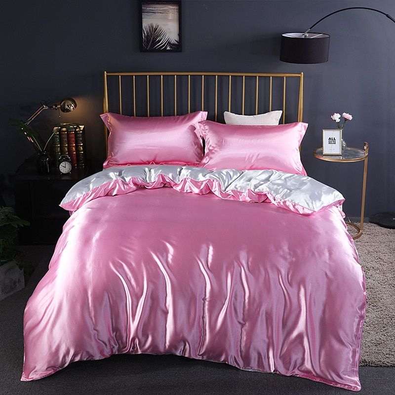 Luxury Set (4 Pieces) | Silk/Satin Bedding - Comfort and Elegance