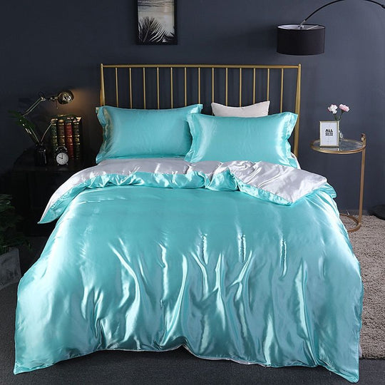 Luxury Set (4 Pieces) | Silk/Satin Bedding - Comfort and Elegance