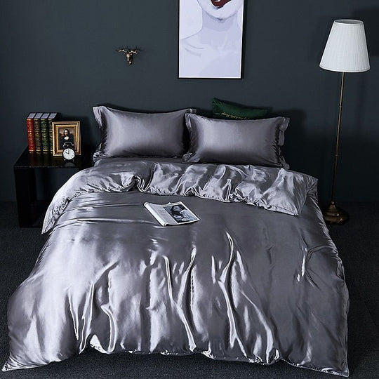 Luxury Set (4 Pieces) | Silk/Satin Bedding - Comfort and Elegance