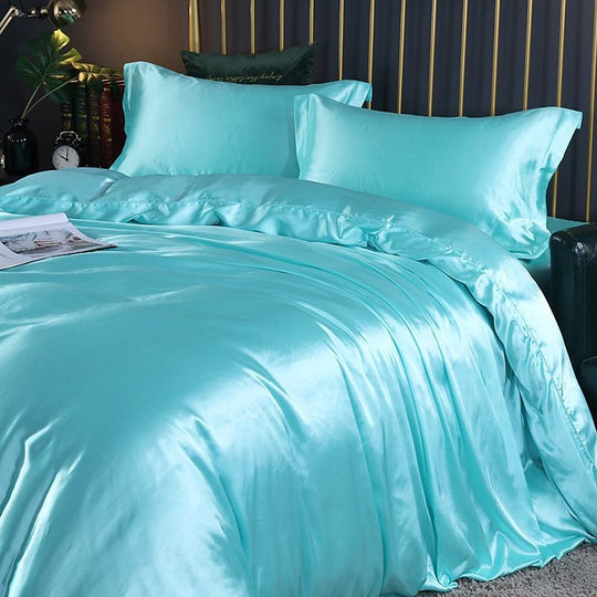 Luxury Set (4 Pieces) | Silk/Satin Bedding - Comfort and Elegance