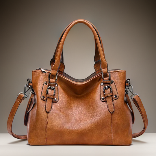 Elegant leather crossbody bag