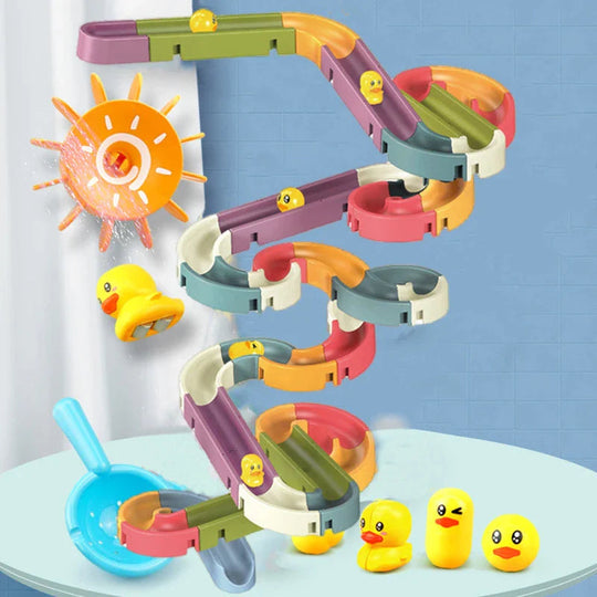 Bathtub Adventure with the Splashing Duck | Bath Toy - Splash & Play