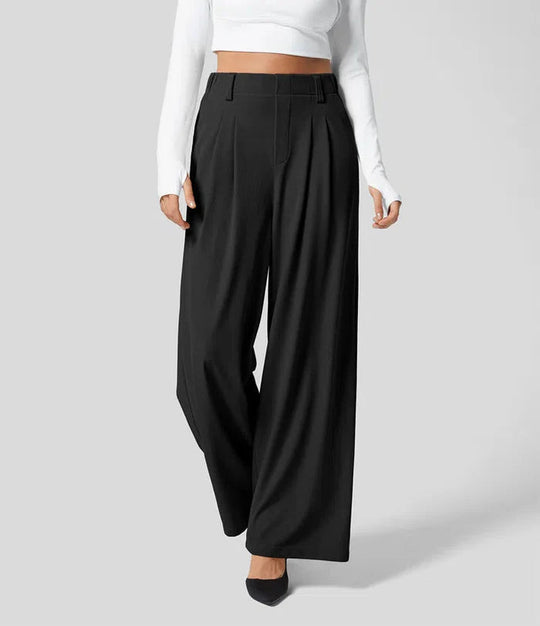 Poumys™ | High-Waisted Wide-Leg Pants