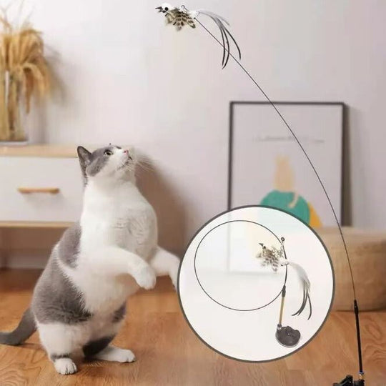 Interactive "Bird" Toy | Cat Toy - Stimulates Cats during Play