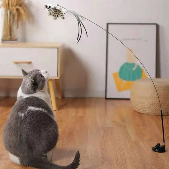 Interactive "Bird" Toy | Cat Toy - Stimulates Cats during Play