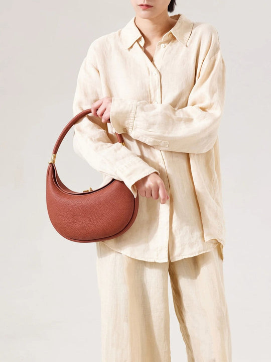 Lucia™ - 4 in 1 Half Moon Leather Bag