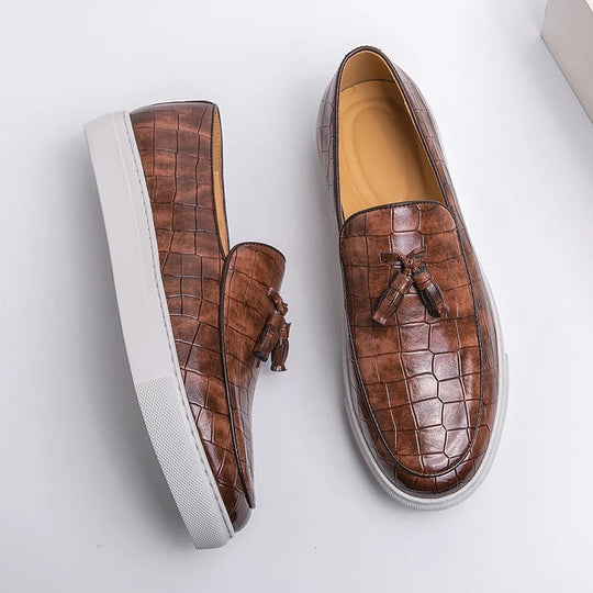 Augusto™ | Leather Loafers - Comfort and Style for Men