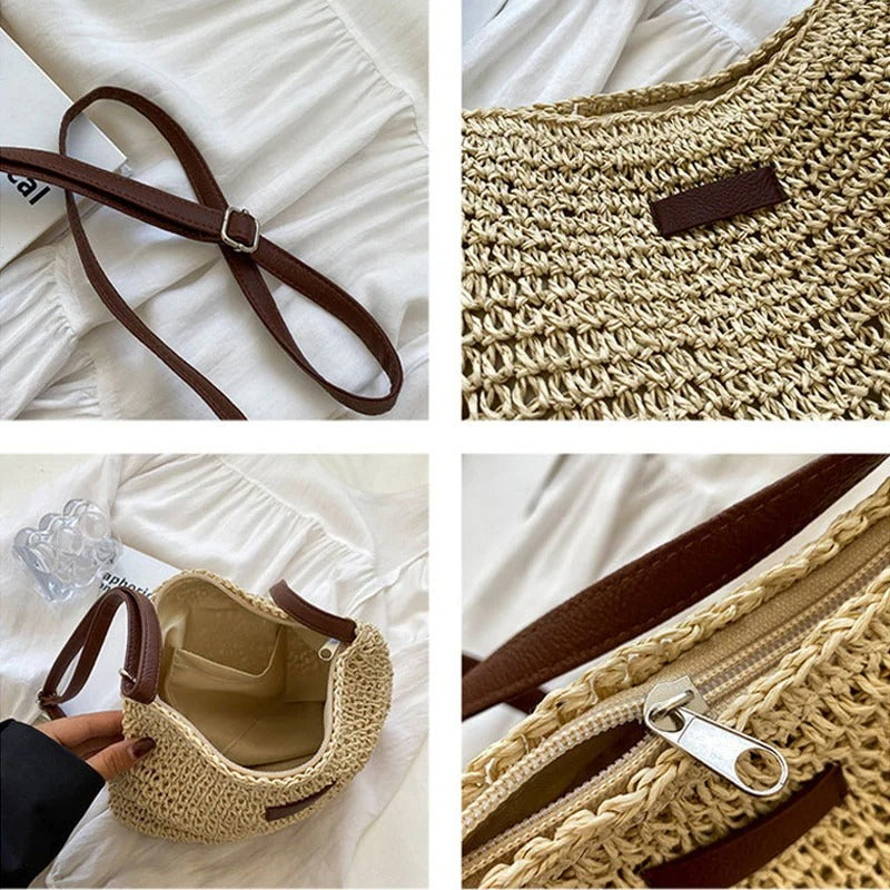 Amari Woven Beach Bag