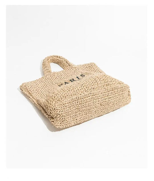 Woven Willow Beach Bag