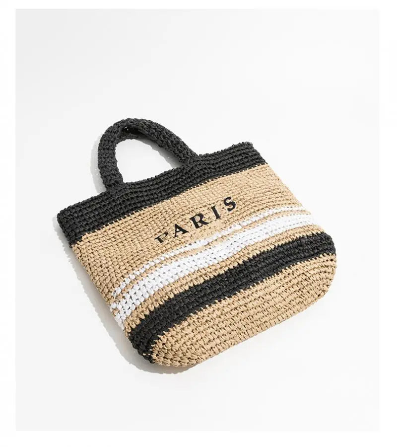 Woven Willow Beach Bag