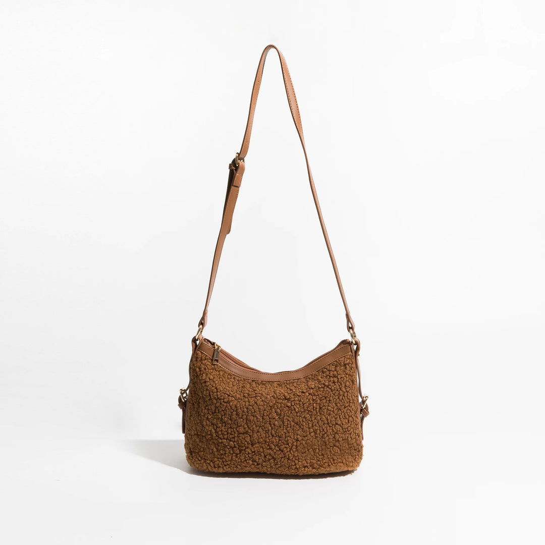 Kate shoulder bag in faux fur