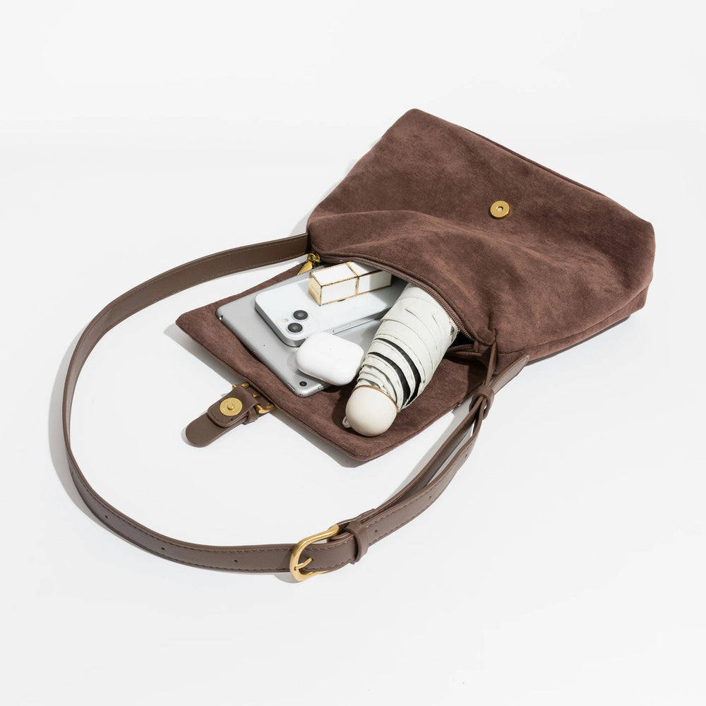 Esme Suede Crossbody Bag