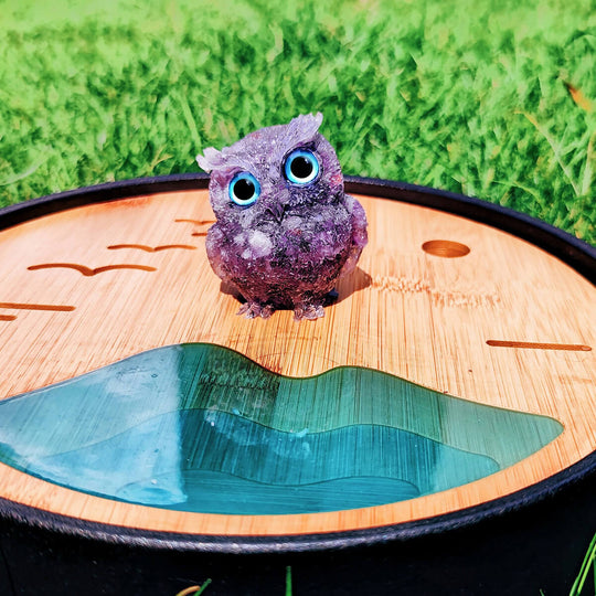 Owl Amethyst Pearl™ | Stylish Decoration - Elegance and Charm