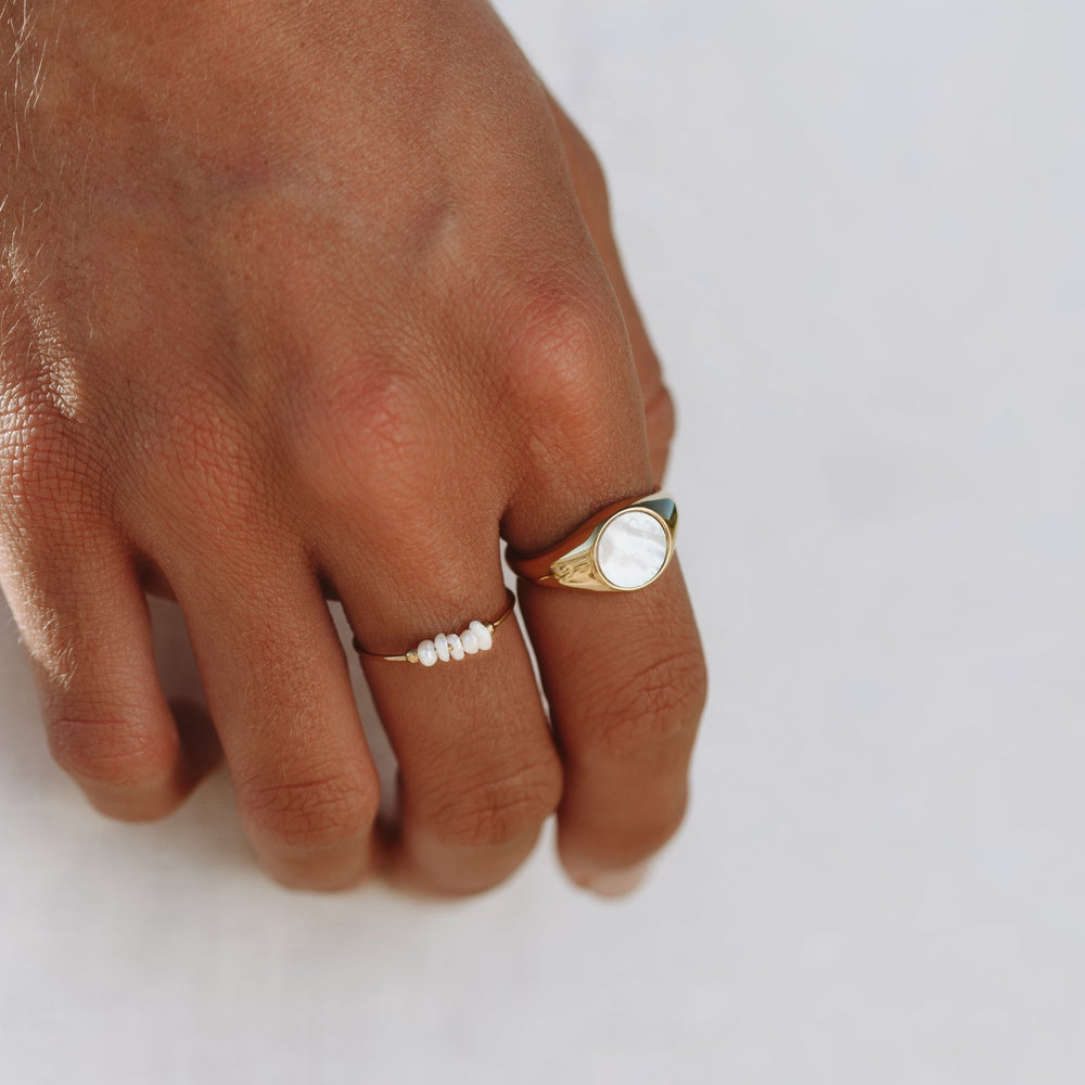 Mini Ring | Pearls - Delicate Elegance for a Refined Style