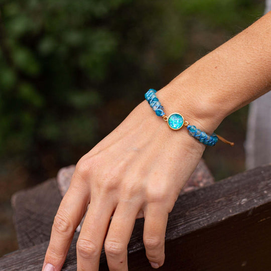 Dazzling Azure Opal Bracelet