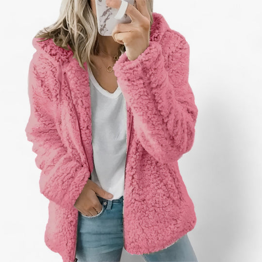 Olivia | Wool and Fleece Coat - Luxurious Winter Warmth