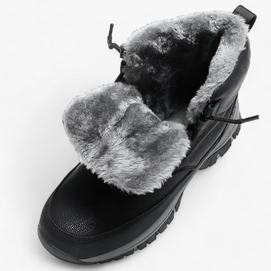 Jacob | Waterproof Leather Snow Boots - Ultra Warm and Practical for Men