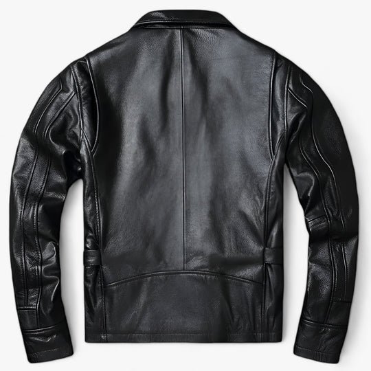 Jackson | Men's Leather Jacket - Biker Elegance with Vintage Charm