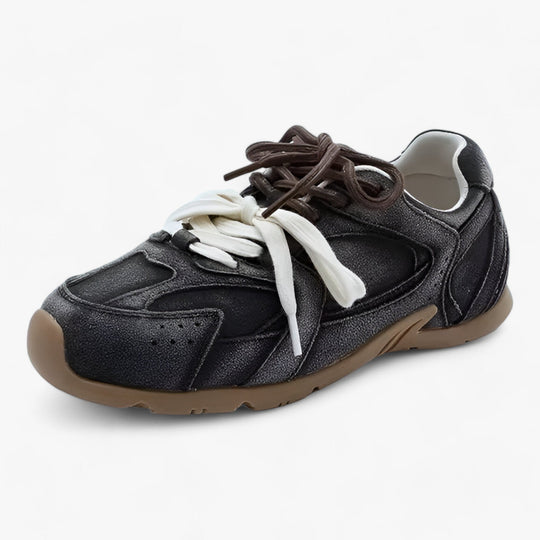 Emma | Genuine Leather Sneakers - Retro Style and Absolute Comfort!