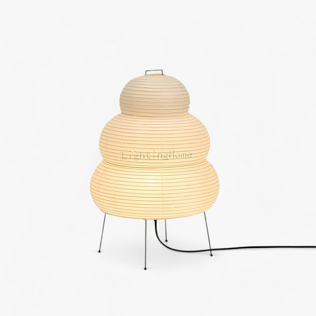 Wabi | White Rice Paper Table Lamp - Elegant Decorative Lighting for Any Room