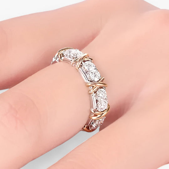 Léna | Sterling Silver Zircon Ring - Luxury Engagement