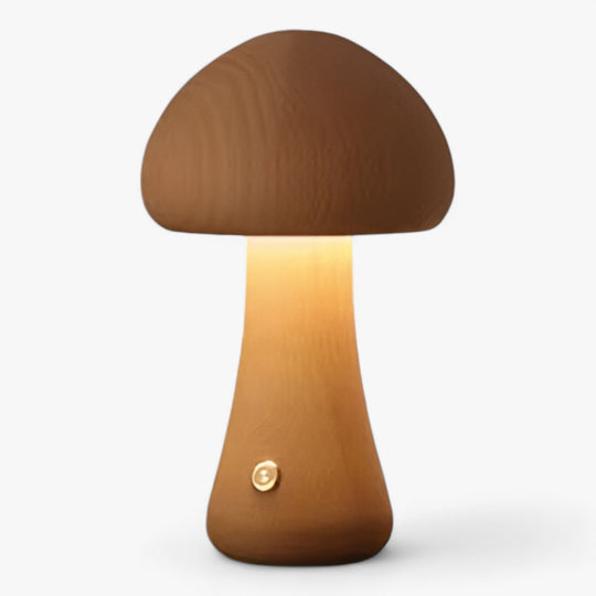 Mush | LED Night Light INS - Wooden Lamp with Touch Switch for Children's Rooms