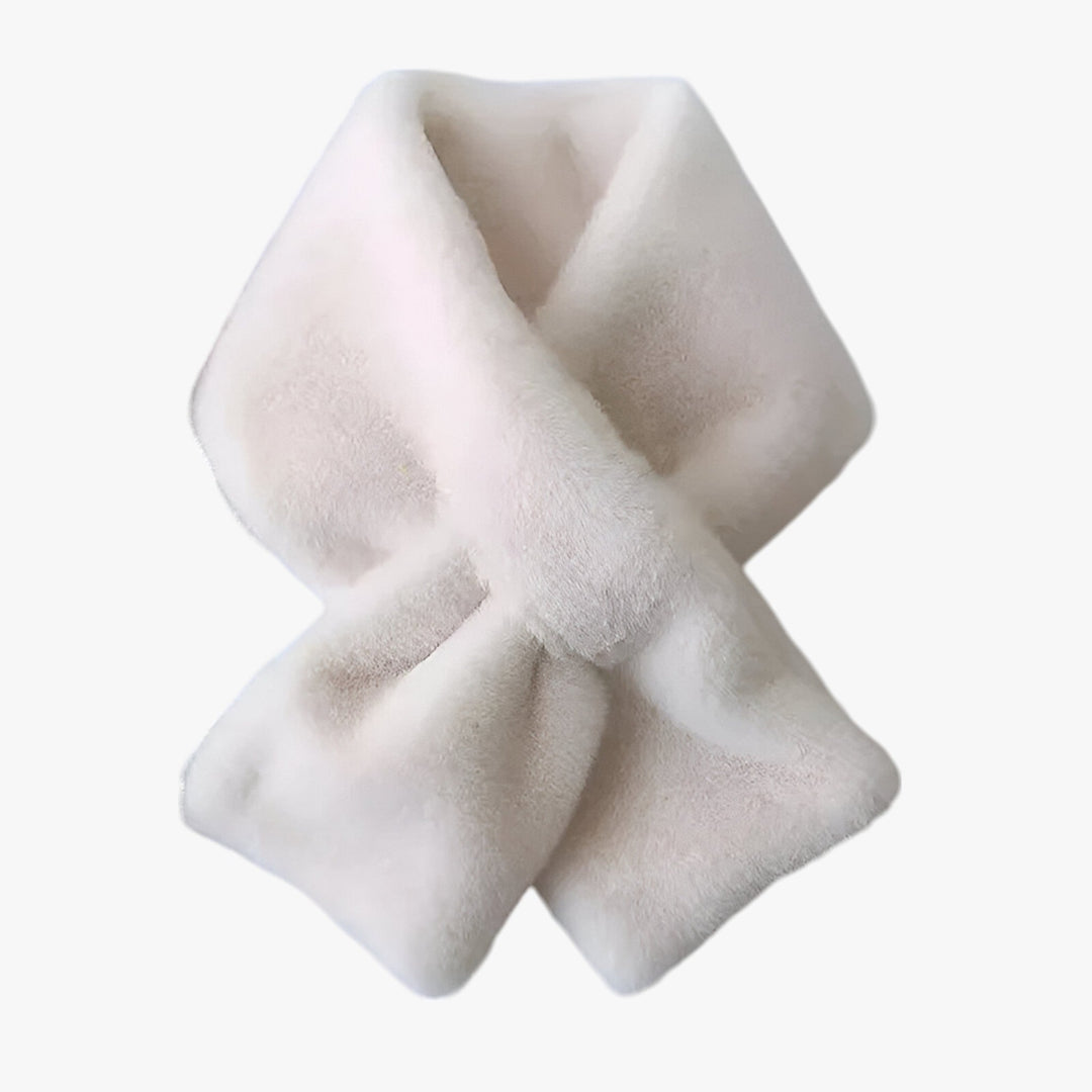 Lynn | Crossed Plush Scarf - Thickened and Soft for Cold Weather