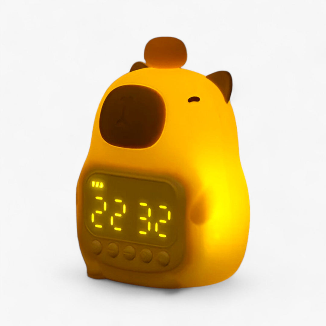 Capybara | Small Night Light Alarm Clock - Gentle Alarm