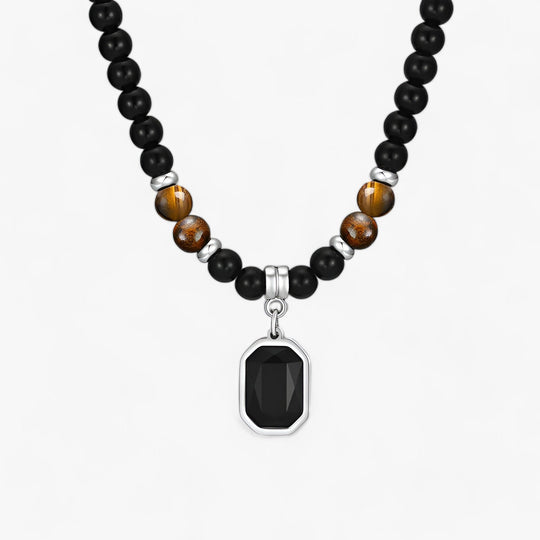 Square Elegance | Geometric Pendant Necklace Vnox - Modern and Sophisticated