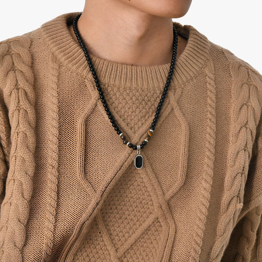 Square Elegance | Geometric Pendant Necklace Vnox - Modern and Sophisticated