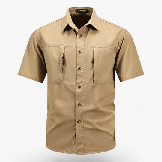 TREKKER | Men's Comfort Short Sleeve Breathable Cargo Shirt