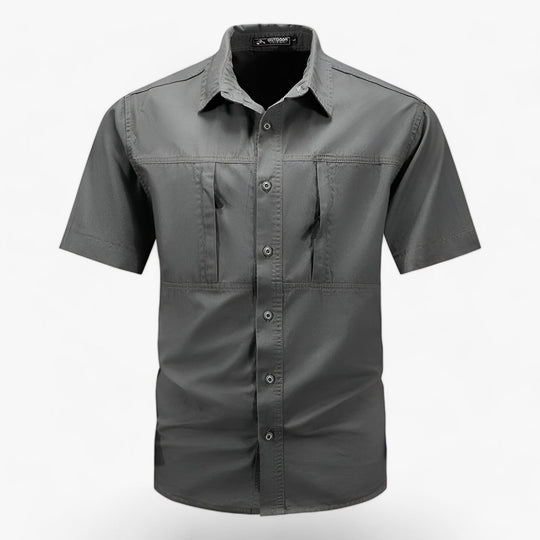 TREKKER | Men's Comfort Short Sleeve Breathable Cargo Shirt