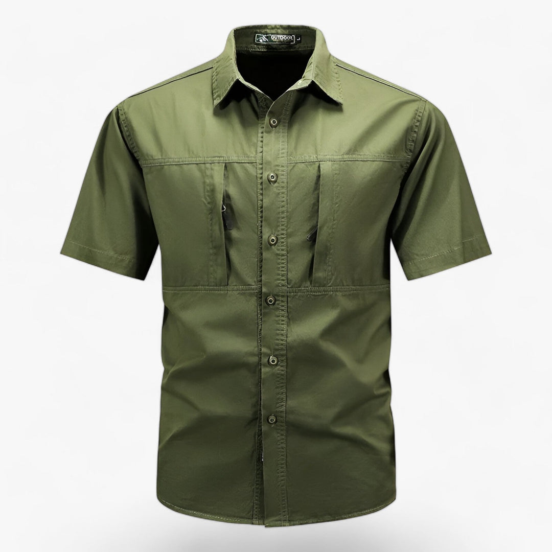 TREKKER | Men's Comfort Short Sleeve Breathable Cargo Shirt