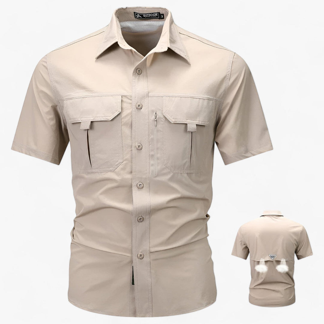 TREKKER | Men's Comfort Short Sleeve Breathable Cargo Shirt