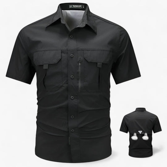 TREKKER | Men's Comfort Short Sleeve Breathable Cargo Shirt