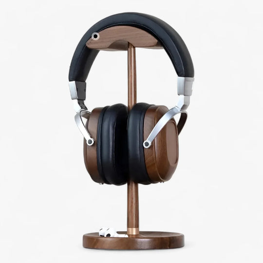 WALNUT | Headphone Stand - Minimalist Design in Solid Wood