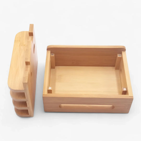 EcoDock | Bamboo Phone Stand - Organized and Durable