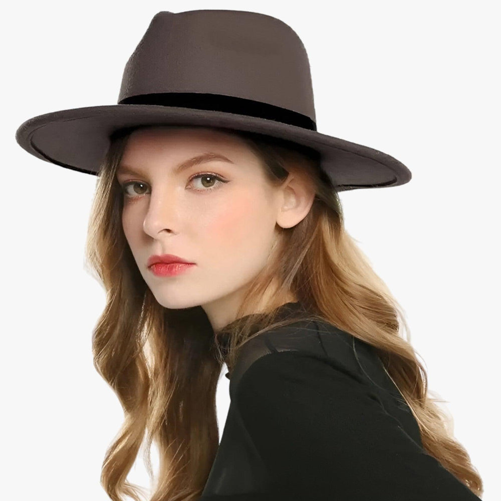 Alexis | Vintage Wool Fedora - Timeless Style for Cool Weather