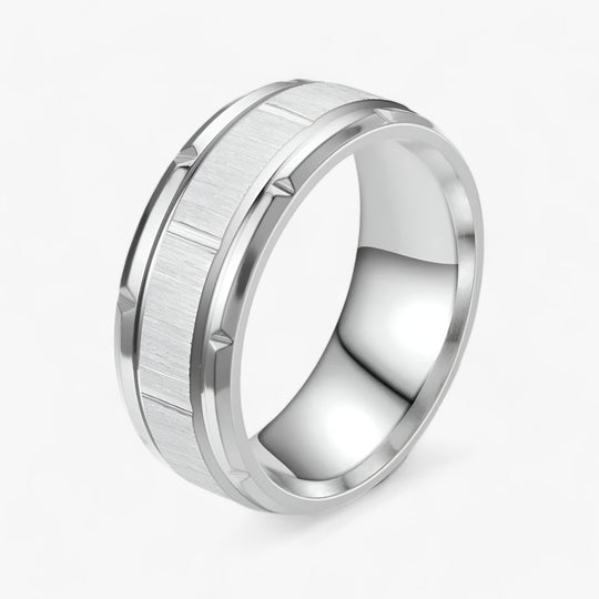 ZEUS | Men's Ring in Stainless Steel - Solid and Masculine