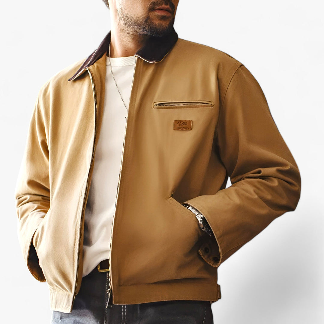 MADEN | Retro American Canvas Jacket - Classic and Sturdy