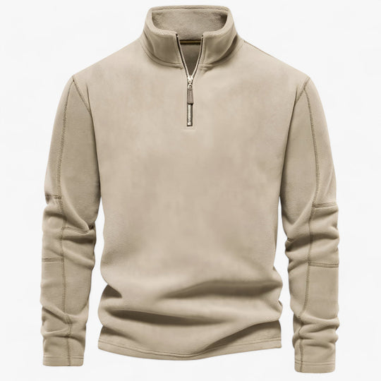 JASON | Warm Fleece Jacket with Zip Collar - Comfortable and Practical