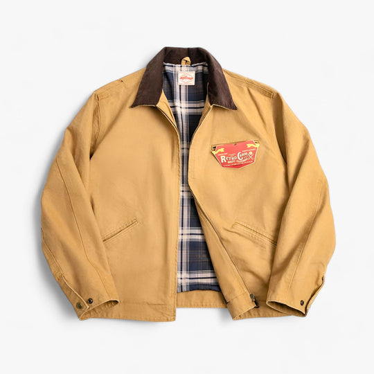 MADEN | Retro American Canvas Jacket - Classic and Sturdy